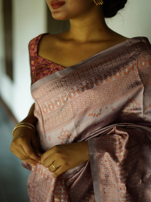Vasthrlay Banarasi Border Saree