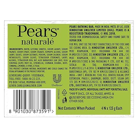 Pears Naturalé Detoxifying Soap Bar