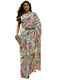 Vasthrlay Printed Off White Off White Saree