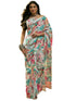 Vasthrlay Printed Off White Off White Saree