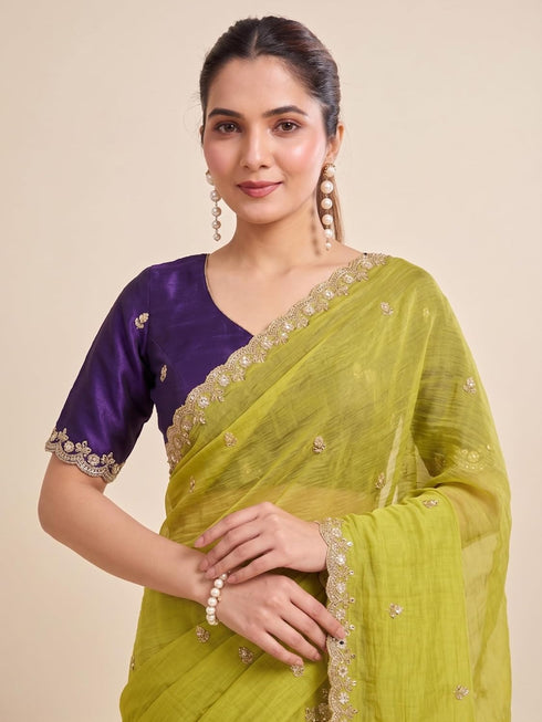 Vasthrlay Chiffon Unstitched