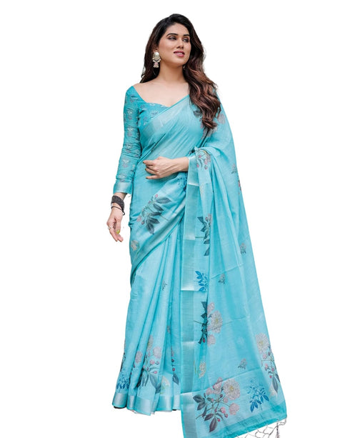 Vasthrlay Tasselled Elephant Saree