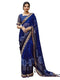 Vasthrlay Chiffon Printed Dark Saree