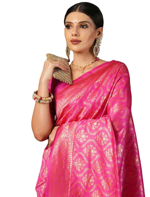 Vasthrlay Maroon Traditional Unstitched Saree
