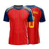 Yourjersey Spain 2026 Home Jersey Yamal Football Jersey Custom Name & Number Print Premium Football Jersey For Kids| Boys And Men
