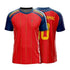 Yourjersey Spain 2026 Home Jersey Yamal Football Jersey Custom Name & Number Print Premium Football Jersey For Kids| Boys And Men