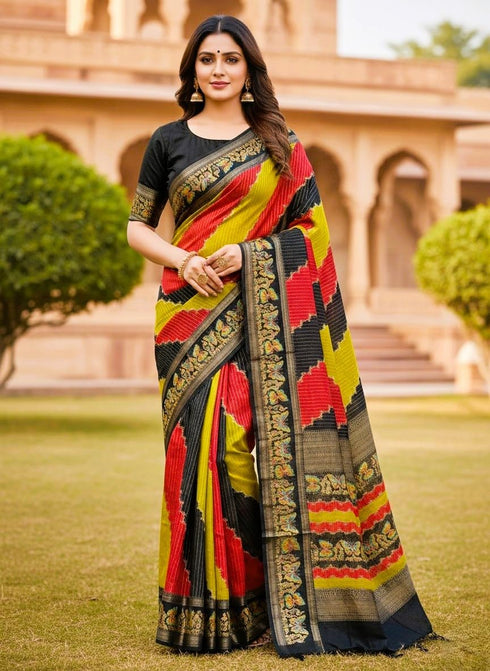 Vasthrlay Designer Masmellow Embroidered Multicolor