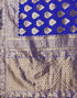 Vasthrlay Womens Jacquard Unstitched Maroon Saree