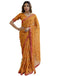 Vasthrlay Georgette Bandhani Unstitched Purple Saree