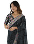 Vasthrlay Georgette Embroidery Unstitched Light Green Saree