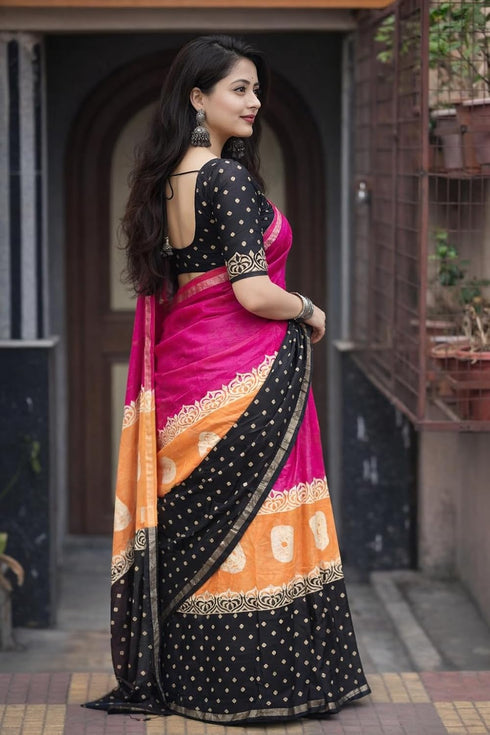 Vasthrlay Printed Bandhani Lightweight