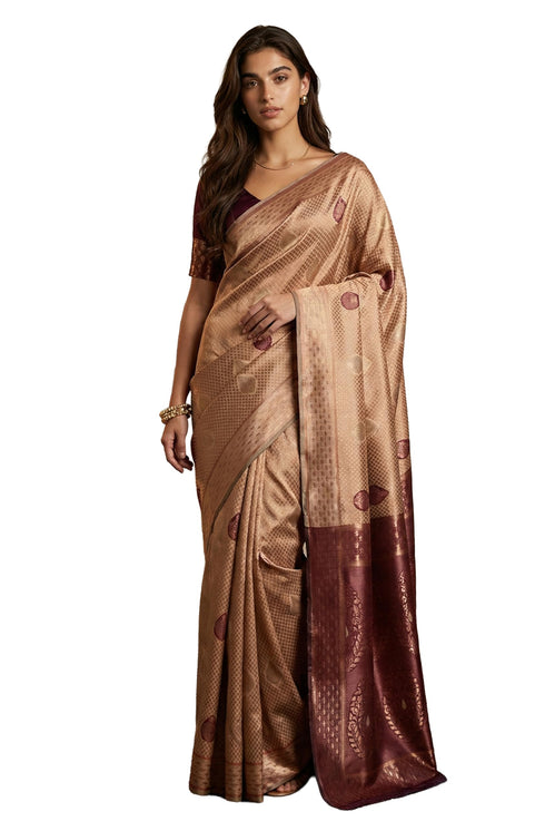 Vasthrlay Jacquard Printed Saree