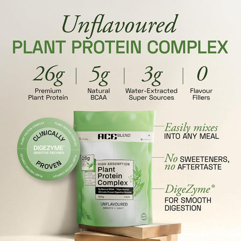 Ace Blend Unflavoured Plant Protein Triple Complex