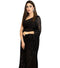 Vasthrlay Georgette Embroidery Worksaree Black Ethnic Wear