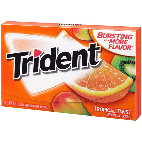 Trident Tropical Twist Gum (Sugar Free)