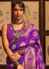 Vasthrlay Exquisite Traditional Intricate Gold Tone Saree