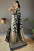 Vasthrlay Banarasi Unstitched Saree