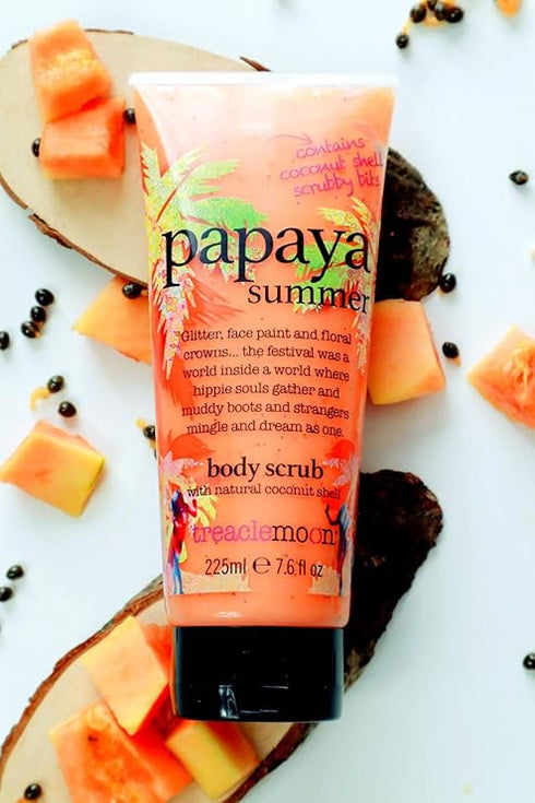 Treaclemoon Papaya Summer Scented De-Tan Body Scrub