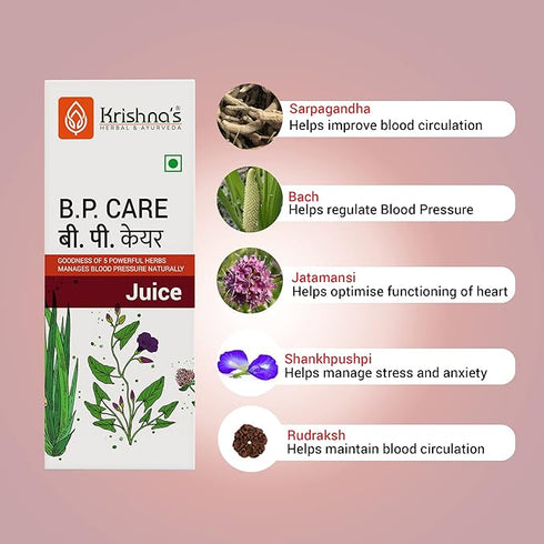 Krishna'S Herbal & Ayurveda High Blood Pressure Care Juice