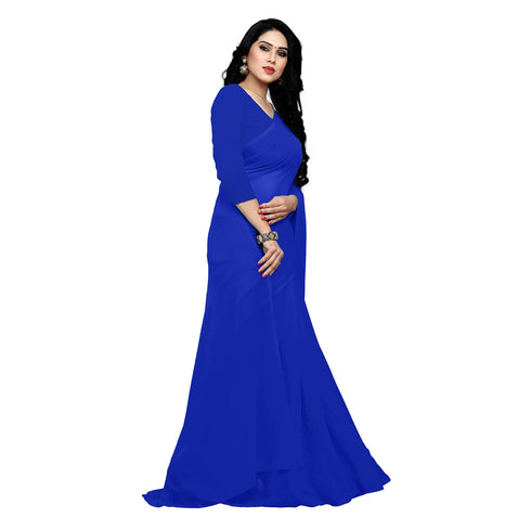 Vasthrlay Georgette Unstitched Saree