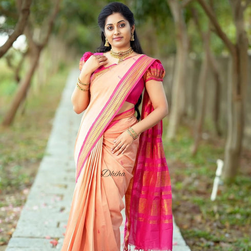 Vasthrlay Kanjivaram Tassels Saree