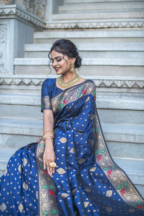 Vasthrlay Wine Jacquard Saree