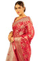 Vasthrlay Women's Organza Designer Unstitched Saree
