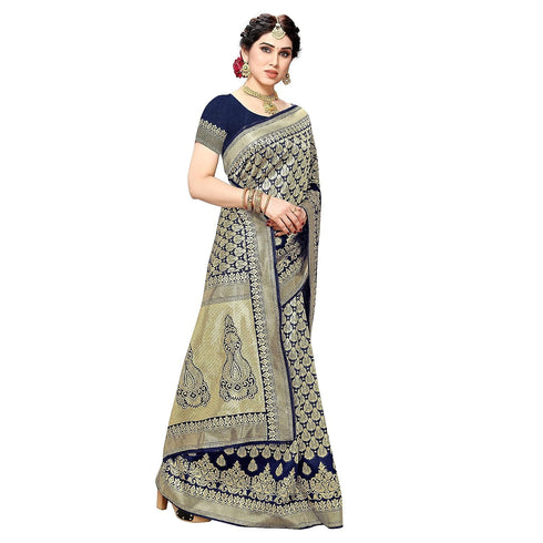 Vasthrlay Banarasi Kanjivaram Material Ethnic Wear