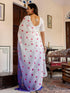 Vasthrlay Womens Printed Unstitched Dusty Pink Saree