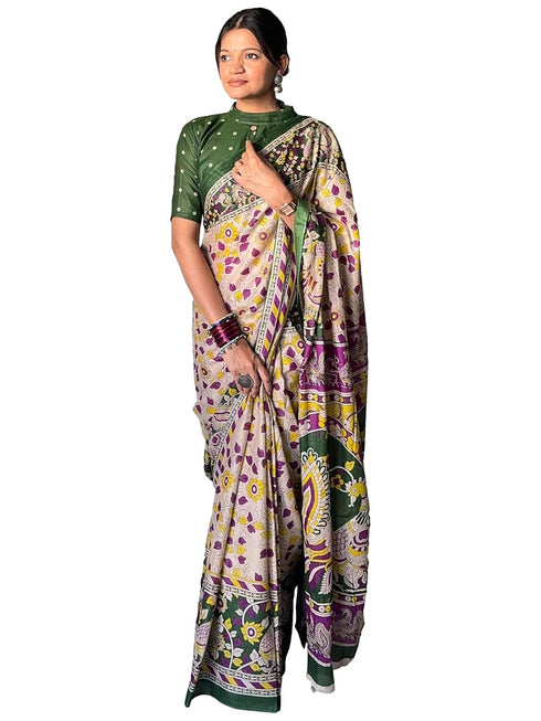 Vasthrlay Cotton Printed Unstitched Ethnic Wear