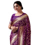 Vasthrlay Banarasi Jacquard Unstitched Yellow Saree