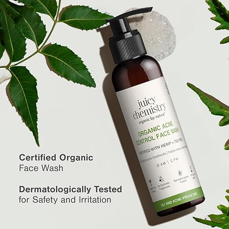 Juicy Chemistry Organic Acne Control Face Wash