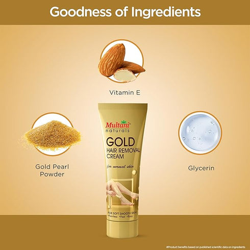 Multani Naturals Gold Hair Removal Cream