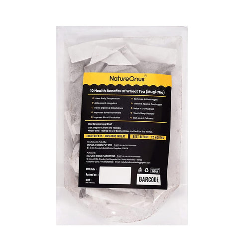 NatureOnus MugiCha Japan Style Non-Caffeine Wheat Tea - Mugicha Barley Tea