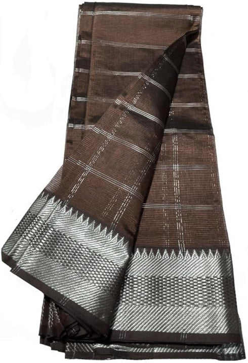 Vasthrlay Nr Handloom Banarasi Lavender Purple
