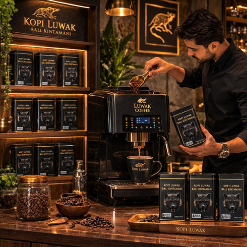 Worcas Kopi Luwak Bali Kintamani Indonesian Coffee 100g