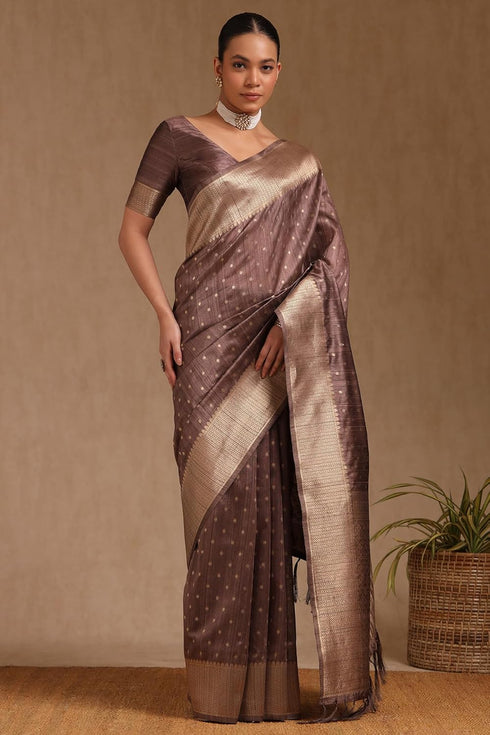 Vasthrlay Earth Tussar Design