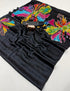 Vasthrlay Ajrakh Saree Crepe