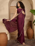 Vasthrlay Georgette Black Saree