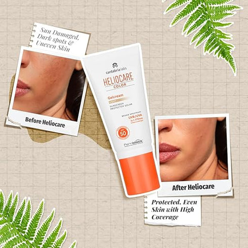 Heliocare Color Gel Cream Light SPF 50 Tinted Sunscreen