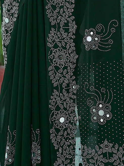 Vasthrlay Banarasi Jacquard Deep Saree