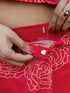 Vasthrlay Printed White Saree