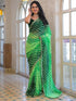 Vasthrlay Georgette Bandhani Orange Saree