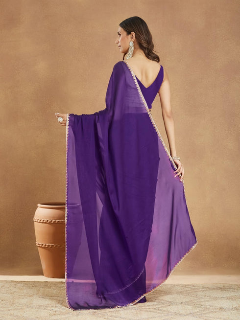 Vasthrlay Border Unstitched Saree