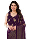 Vasthrlay Georgette Weaving Unstitched Red Saree