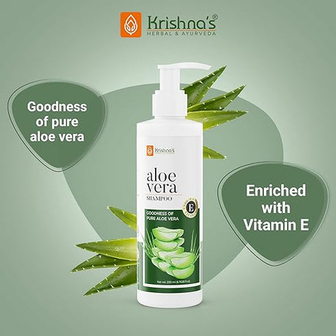 Krishna'S Herbal & Ayurveda Aloevera Shampoo