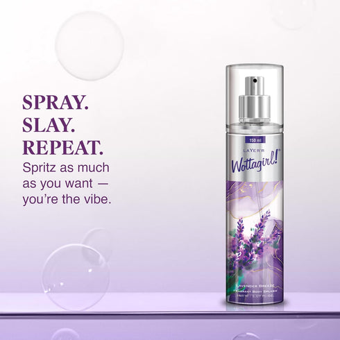 Layer'r Wottagirl Lavender Breeze Body Splash