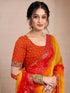 Vasthrlay Chiffon Bandhani Unstitched 4159s2944n Yellow