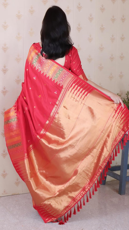 Vasthrlay Kanjivaram Handloom Kashmiri Ethnic Wear