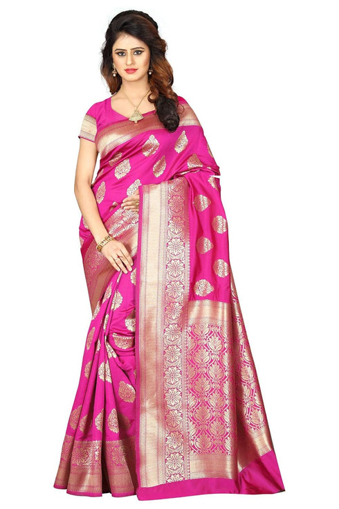 Vasthrlay Royal Blue San Pari Saree